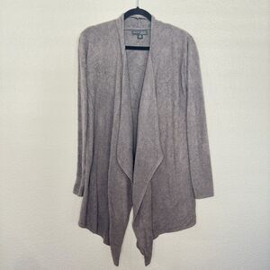 BAREFOOT DREAMS Gray cozychic lite cardigan S/M